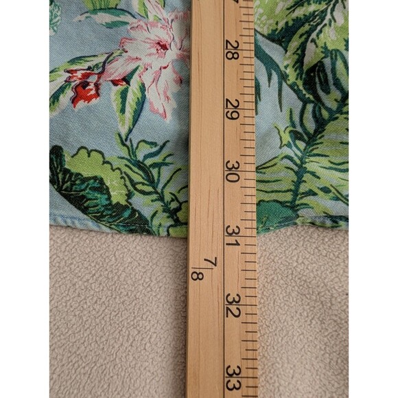 Ralph Lauren Button Down Hawaiian Shirt Men's XL Slim Floral Cotton Short Sleeve - Picture 6 of 6